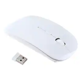 Kitcheniva - 2.4GHz USB Wireless Optical Mouse For Apple - Wireless - White
