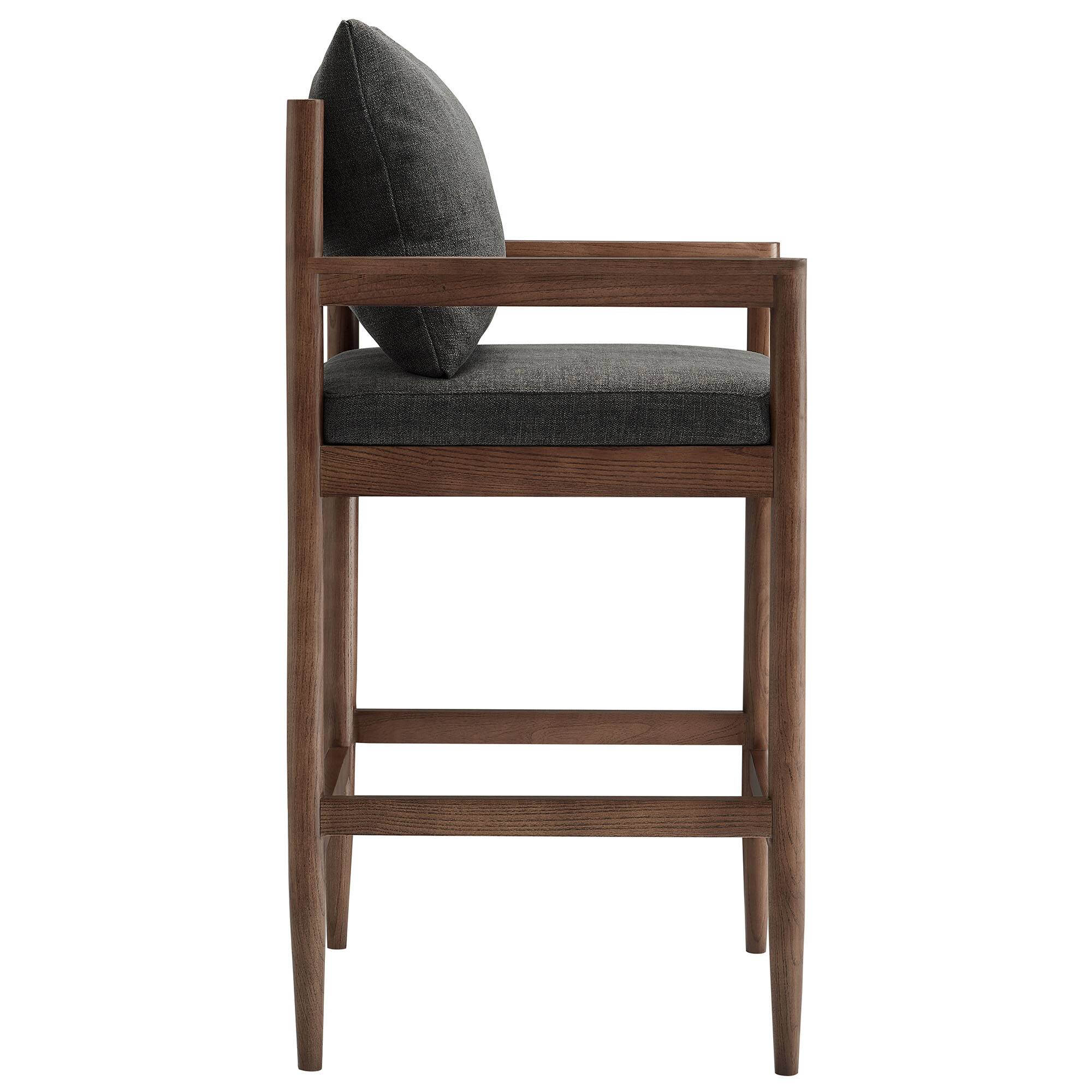 Back. Modway - Remington Wood Bar Stool by Modway - 0.