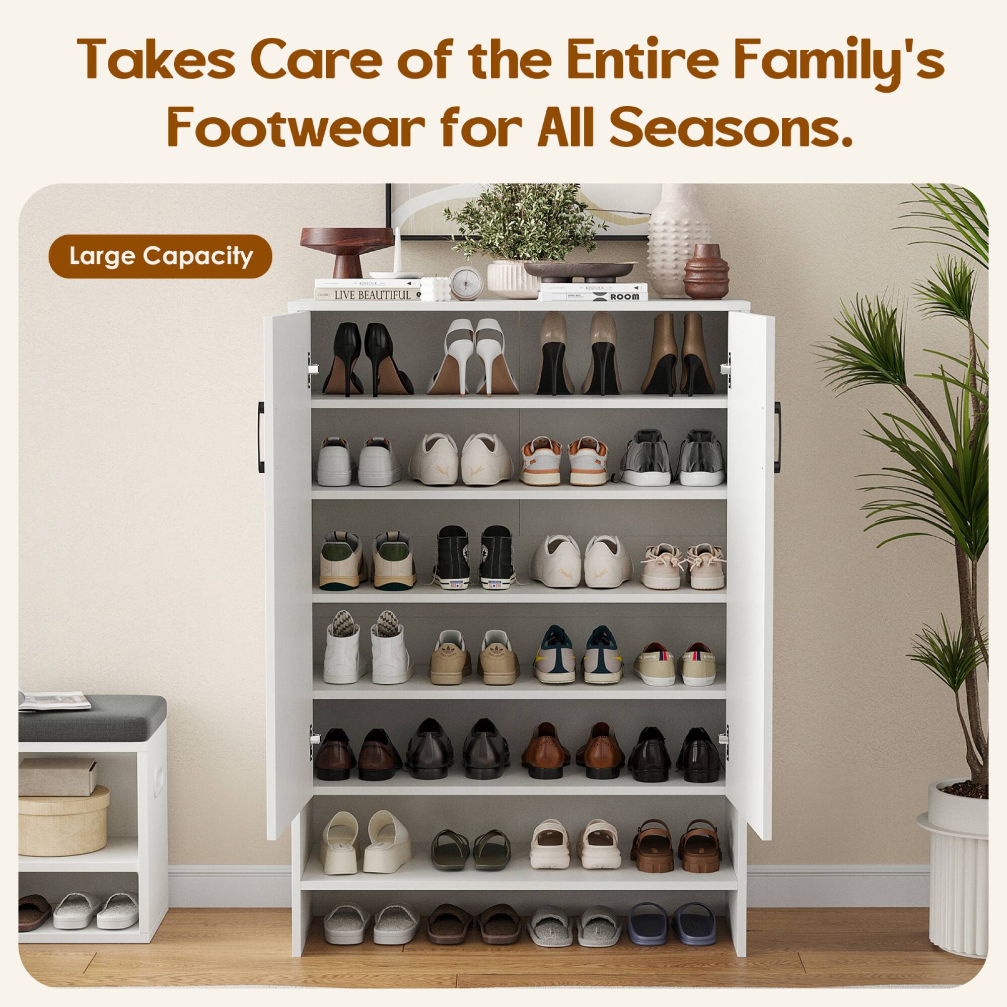 Takes Care of the Entire Family's Footwear for All Seasons.

Large Capacity

LIVE BEAUTIFUL ROOM