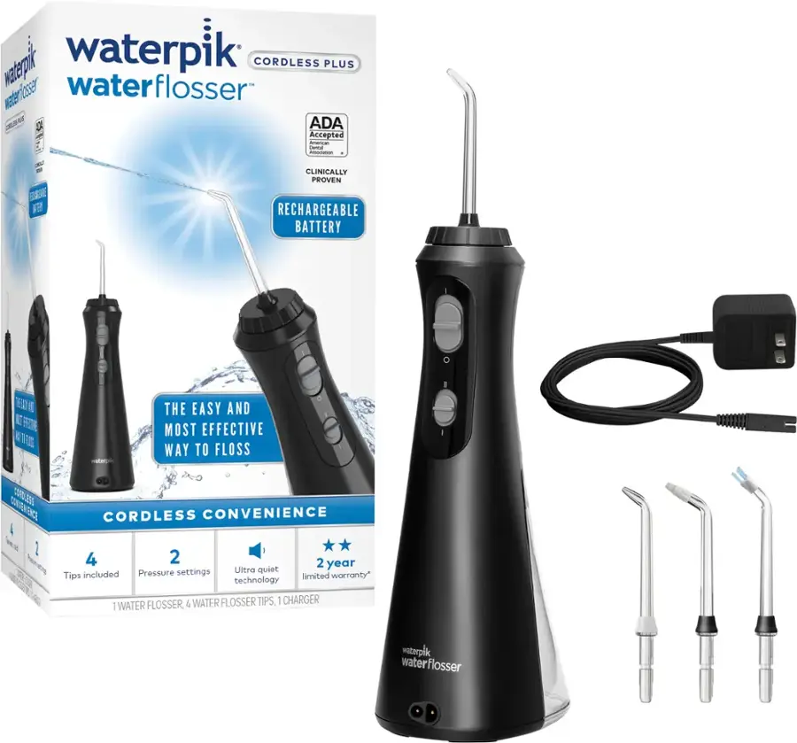 Alt View 16. Waterpik - Cordless Plus Water Flosser - Black.