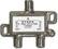 Front Standard. Dynex™ - 2-Way Coaxial Cable Splitter.