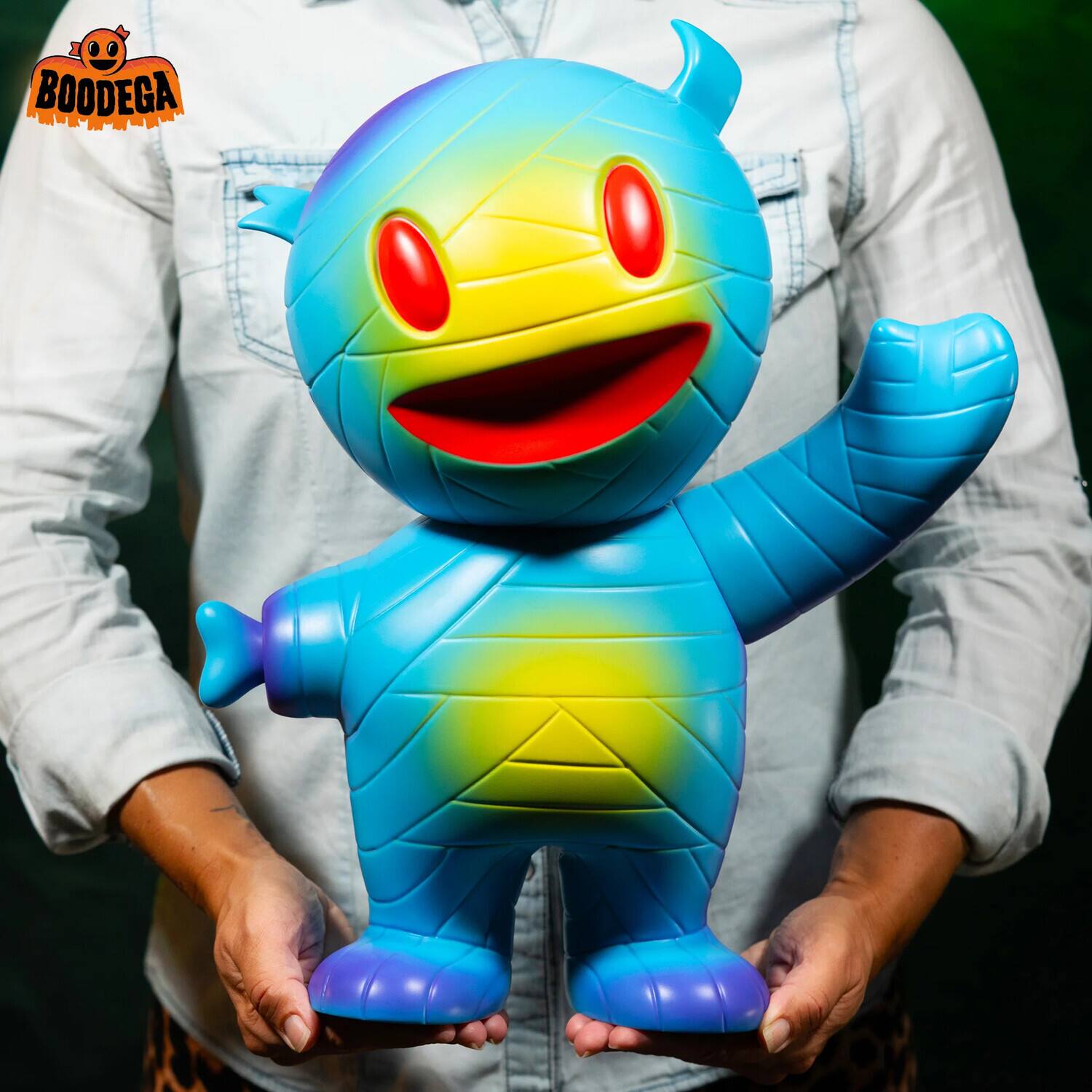 Alt View 3. Super7 - Super7 - Super7 Supersize Vinyl - Mummy Boy (Blue/Yellow)   - Collectibles - Multicolor.