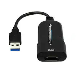 Home Collection - HDMI to USB 3.0 Video Capture Card – 1080P 4K Input Game Audio Video Adapter for Streaming, Recording, and Live Broadcas - Black