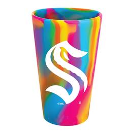 WinCraft - Seattle Kraken 16oz. Fashion Silicone Pint Glass - Multicolor