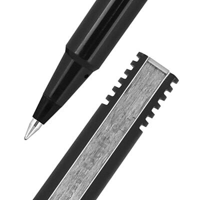 Alt View 1. uni-ball - uni-ball Rollerball Pens, Micro Point, Black Ink, Dozen (60151).