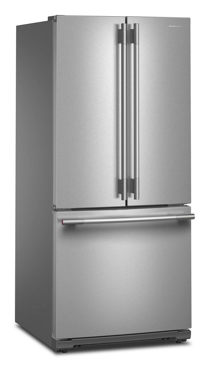 Alt View 15. KitchenAid - 20 Cu. Ft. French Door Refrigerator with PrintShield Finish and Interior Dispense - PrintShield Stainless.