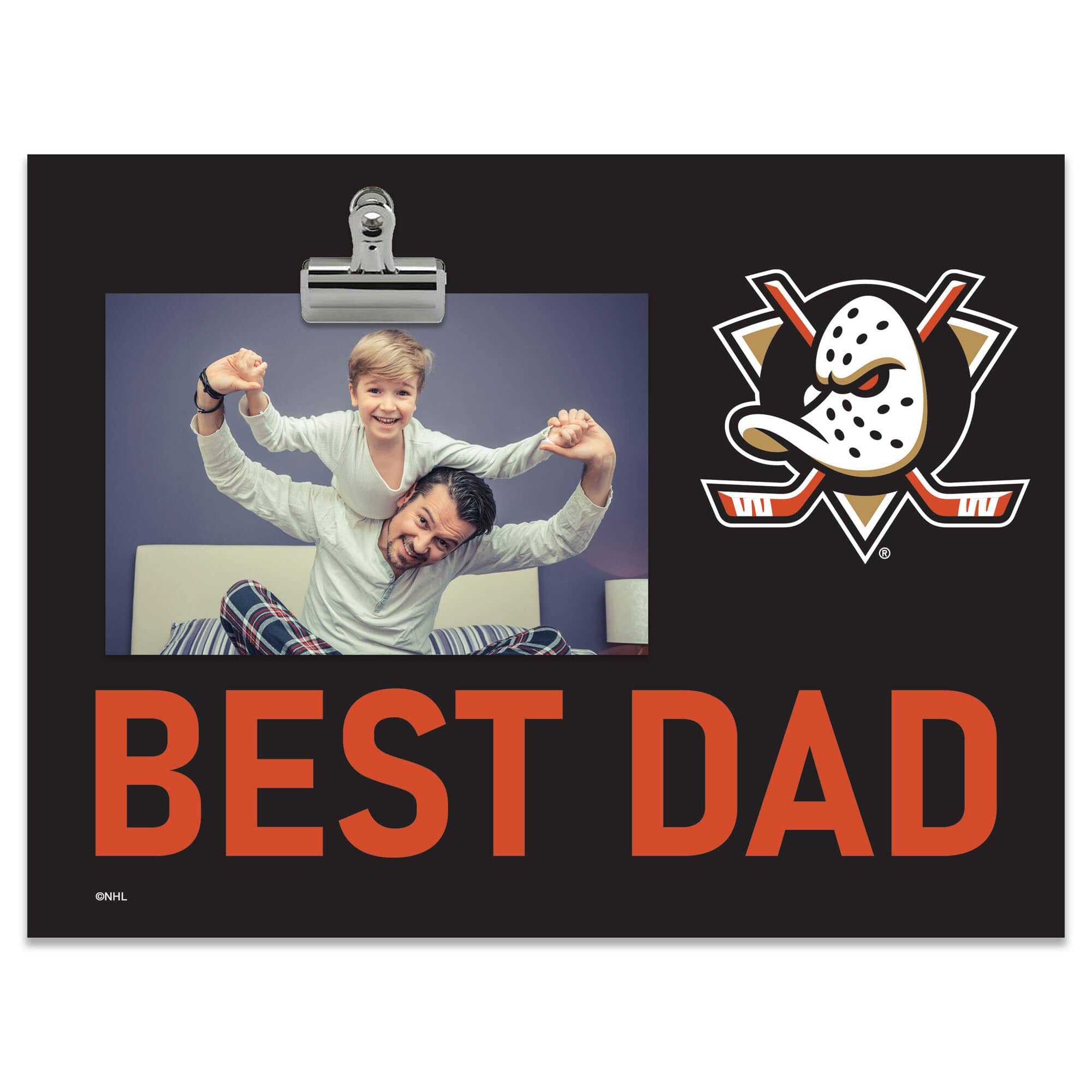 "Fan Creations - Anaheim Ducks 8"" x 10.5"" Briteline Best Dad Clip Frame - Multicolor" price history on PriceWatchPro