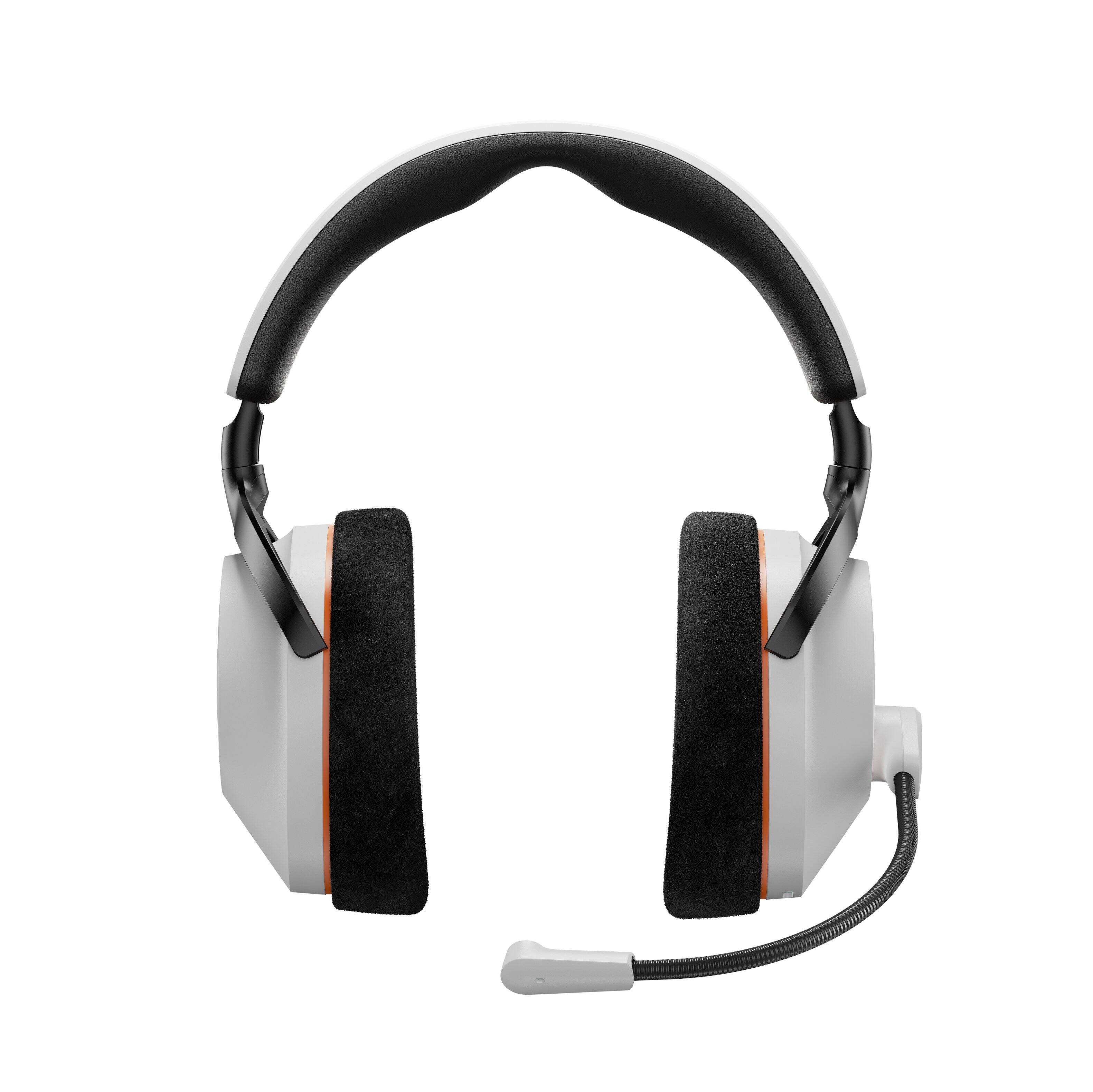 Angle. Beyerdynamic - beyerdynamic MMX 230 Wireless Gaming Headset with ANC, Low-Latency Bluetooth, PC, PlayStation, Switch – Arctic White - White.