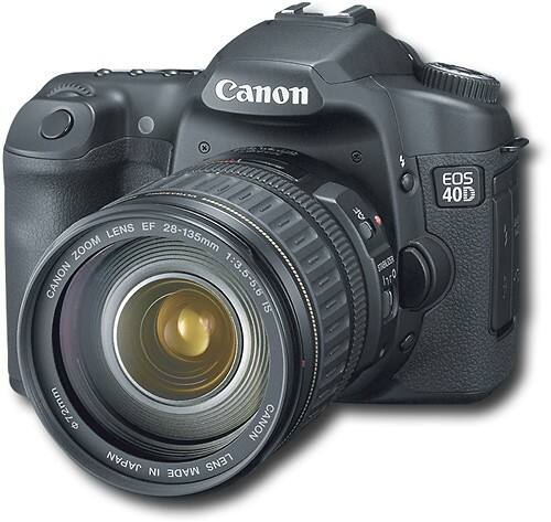 Best Buy Canon Eos 10 1 Megapixel Digital Slr Camera Black Eos 40d