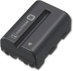 Front. Sony - InfoLithium Rechargeable Lithium-Ion Battery Pack - Black.