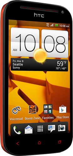 Best Buy: Boost Mobile HTC SV 4G No-Contract Phone Black MOBILE HTC ONE SV