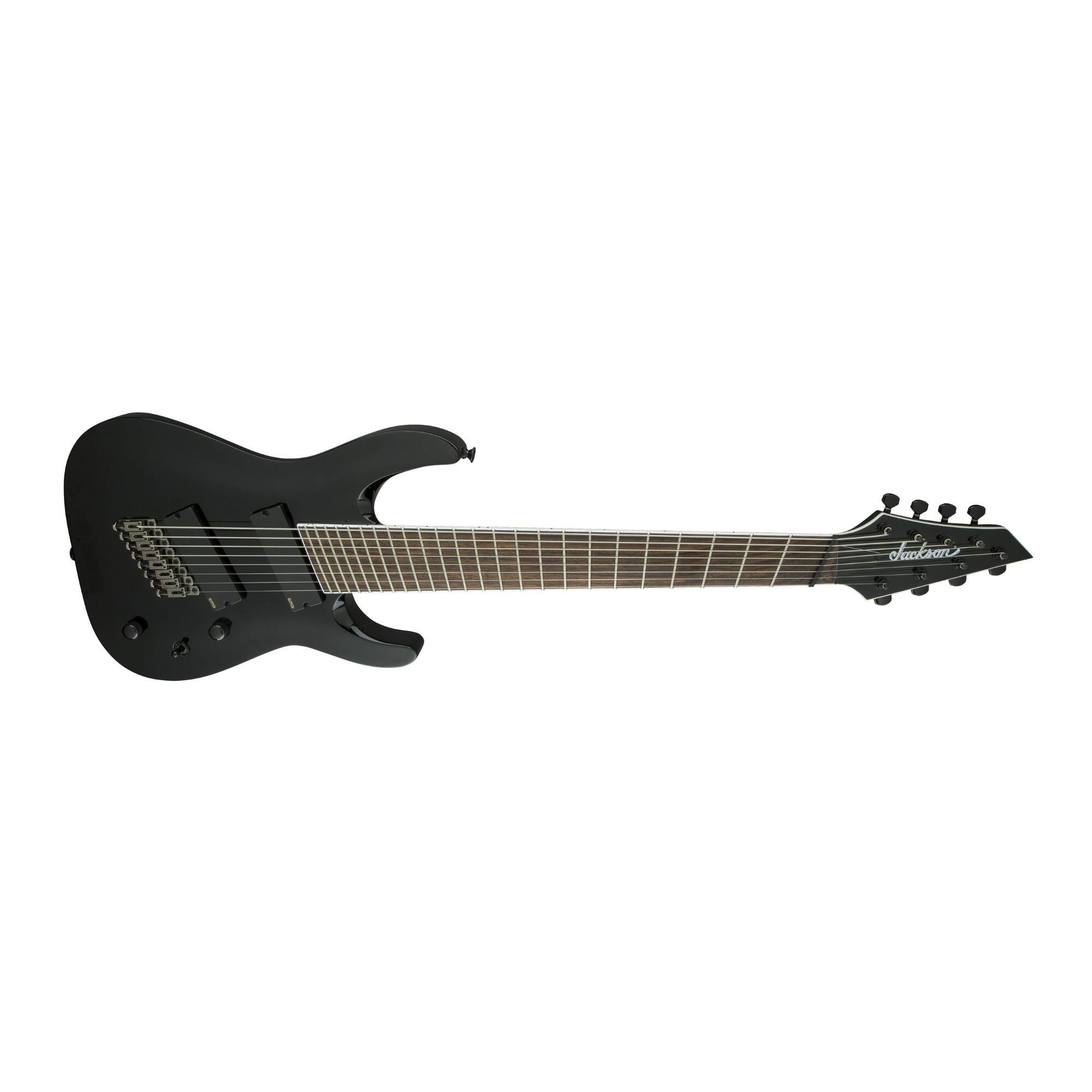 Left. Jackson - Jackson X Series Soloist Arch Top SLAT8 MS 8-String Electric Guitar (Black).