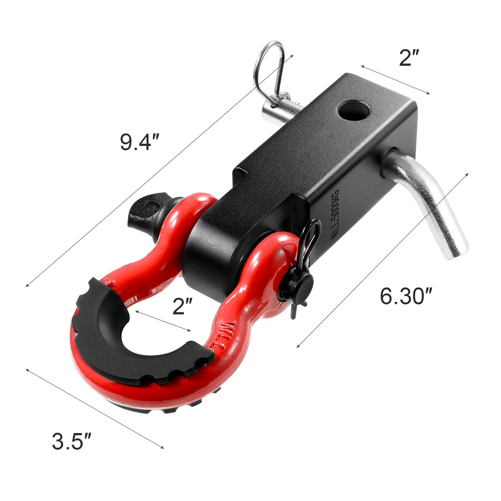 - 2"
- 9.4"
- 6.30"
- 3.5"
- 2"
