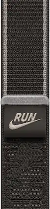 Front. Apple - 46mm Nike Sport Loop (2026) - After Dark Black.