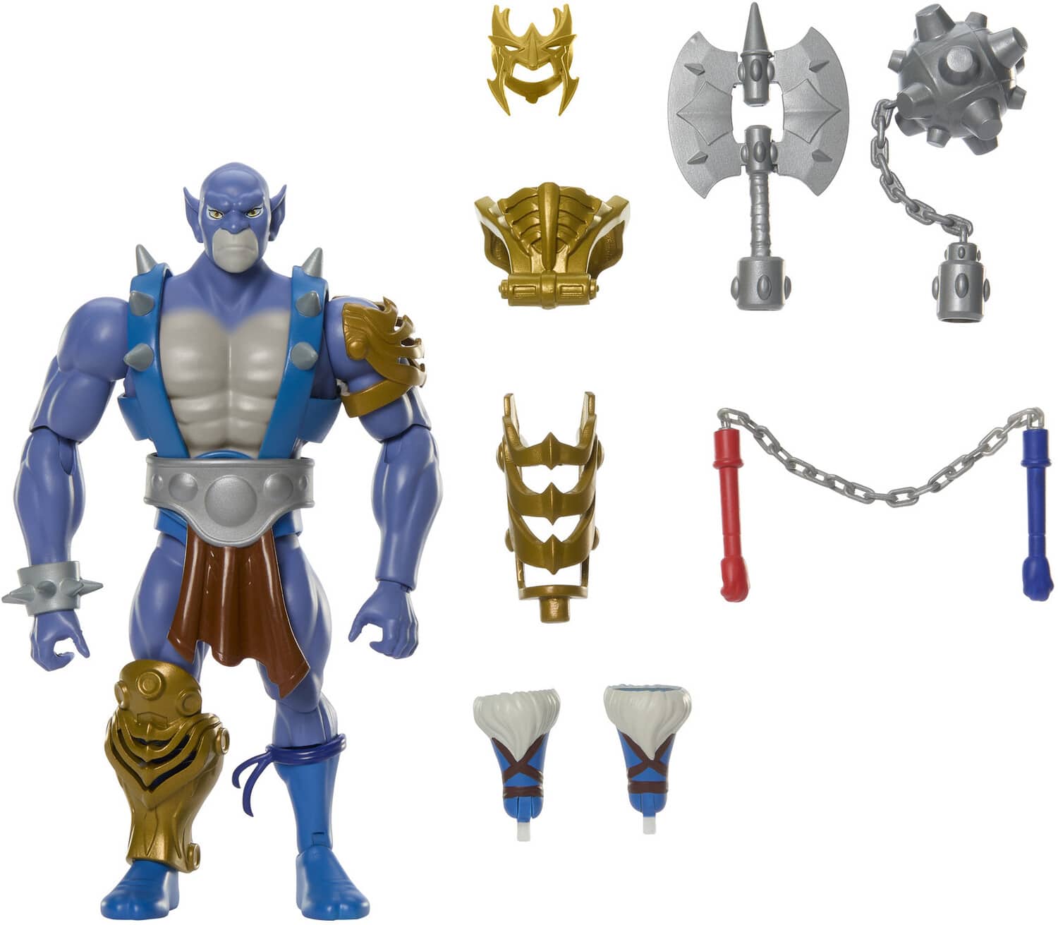 Mattel - Collectible - Masters of the Universe x Thundercats Panthro Action Figure (He-Man, MOTU) - COLLECTIBLES - Multicolor