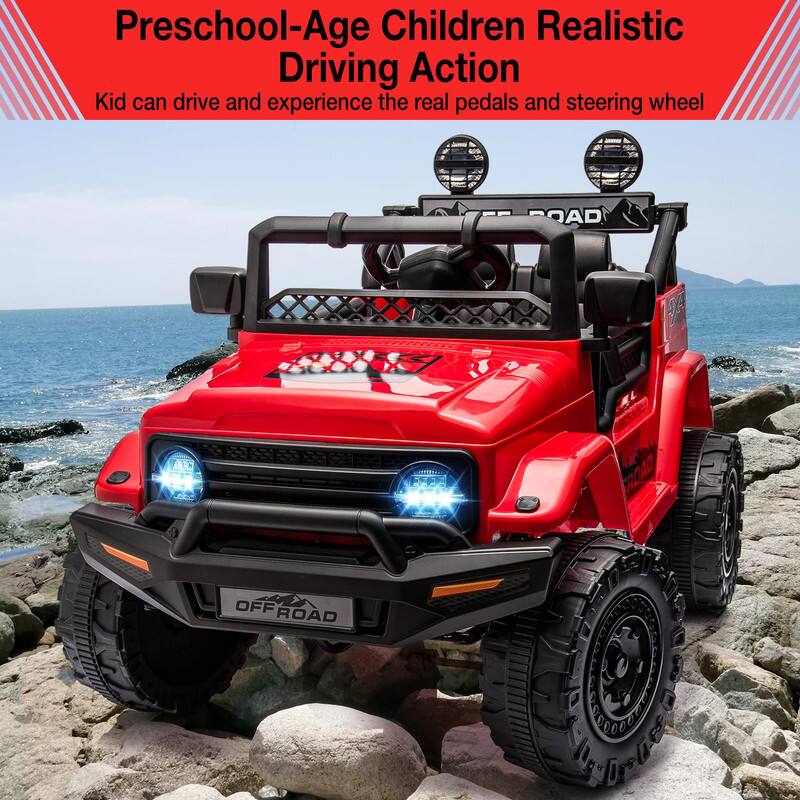 Preschool-Age Children Realistic Driving Action  
Kid can drive and experience the real pedals and steering wheel  

DAD 4 ROAD 4A OFFROAD
