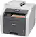 Left. Brother - MFC-9130CW Color Wireless Laser Printer - Gray.