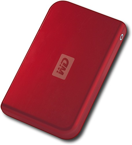  Western Digital - Passport 160GB External Hard Drive - Red