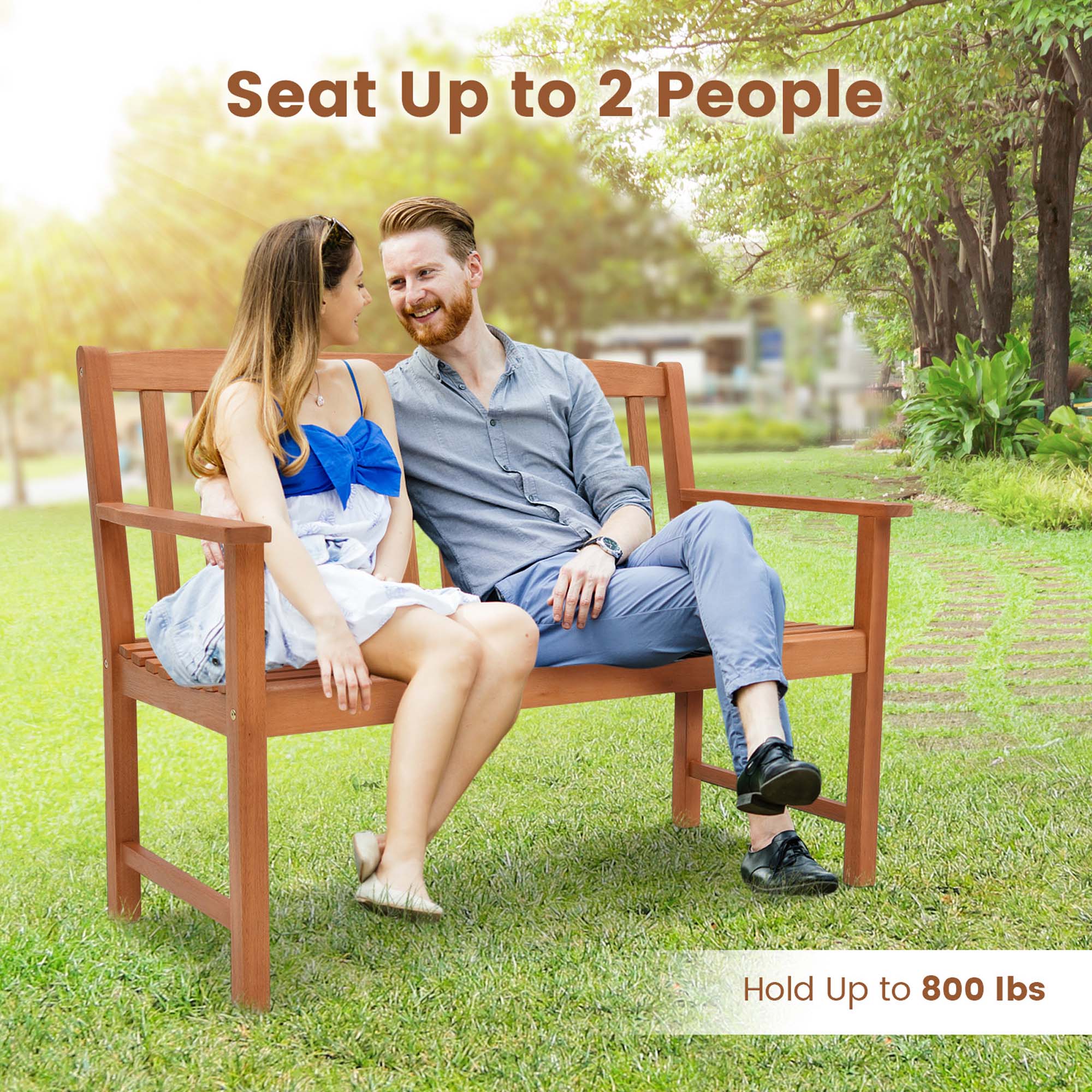 Seat Up to 2 People, Hold Up to 800 lbs
