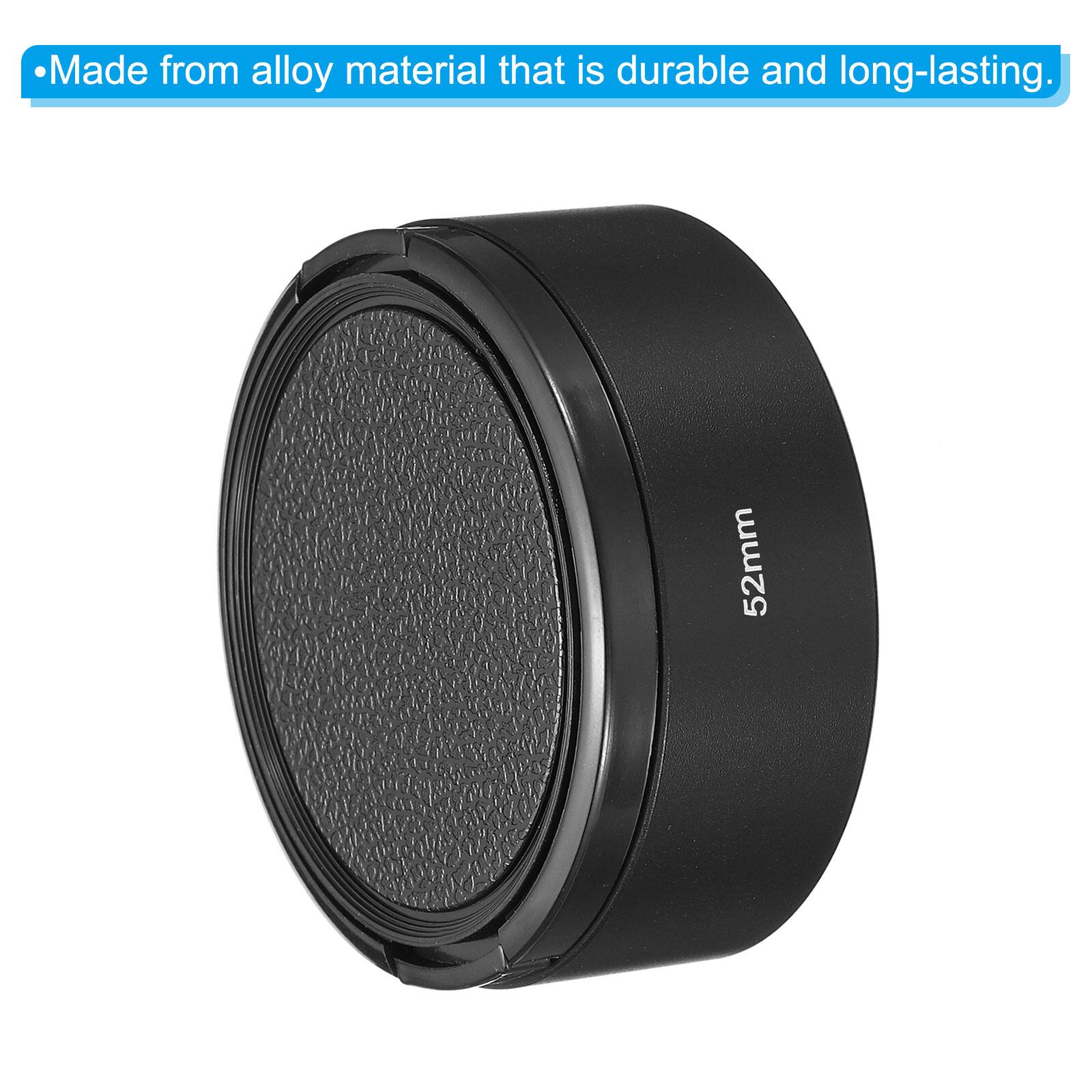 Made from alloy material that is durable and long-lasting. 52mm