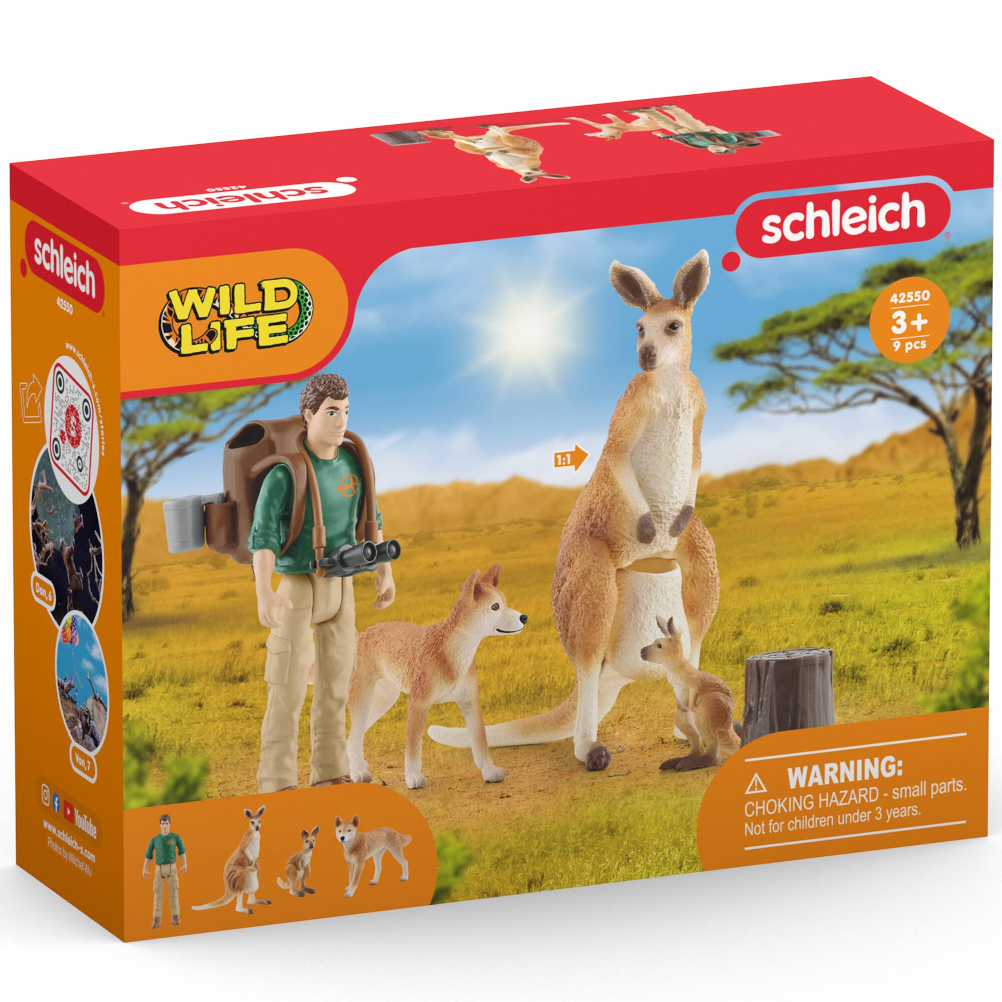 schleich WILD LIFE 42550 A22 LIFE 3+ 9 pcs | 1:1 DOA

WARNING: small parts. - CHOKING HAZARD under 3 years. Not for children