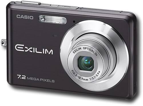 Best Buy: Casio EXILIM 7.2MP Digital Camera Black EX-Z77BK