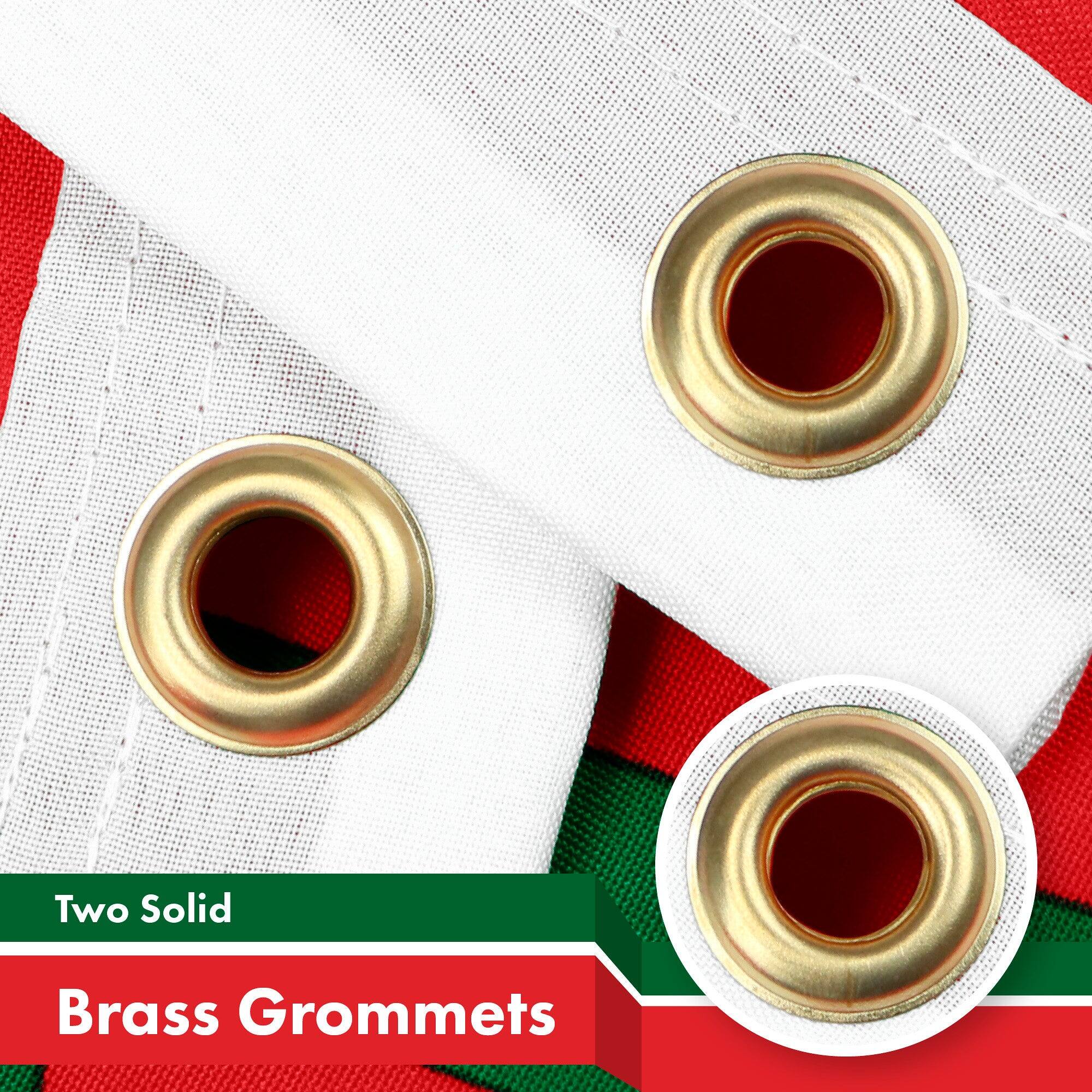 Two Solid Brass Grommets