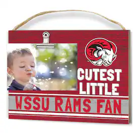 Jardine - Winston-Salem State Rams 8'' x 10'' Cutest Little Team Logo Clip Photo Frame - Red