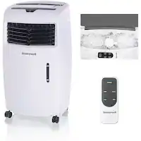 Honeywell - 500 CFM Indoor Evaporative Air Cooler - White - Front_Zoom