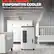Alt View 15. Honeywell Home - Portable Indoor Evaporative Air Cooler - White.
