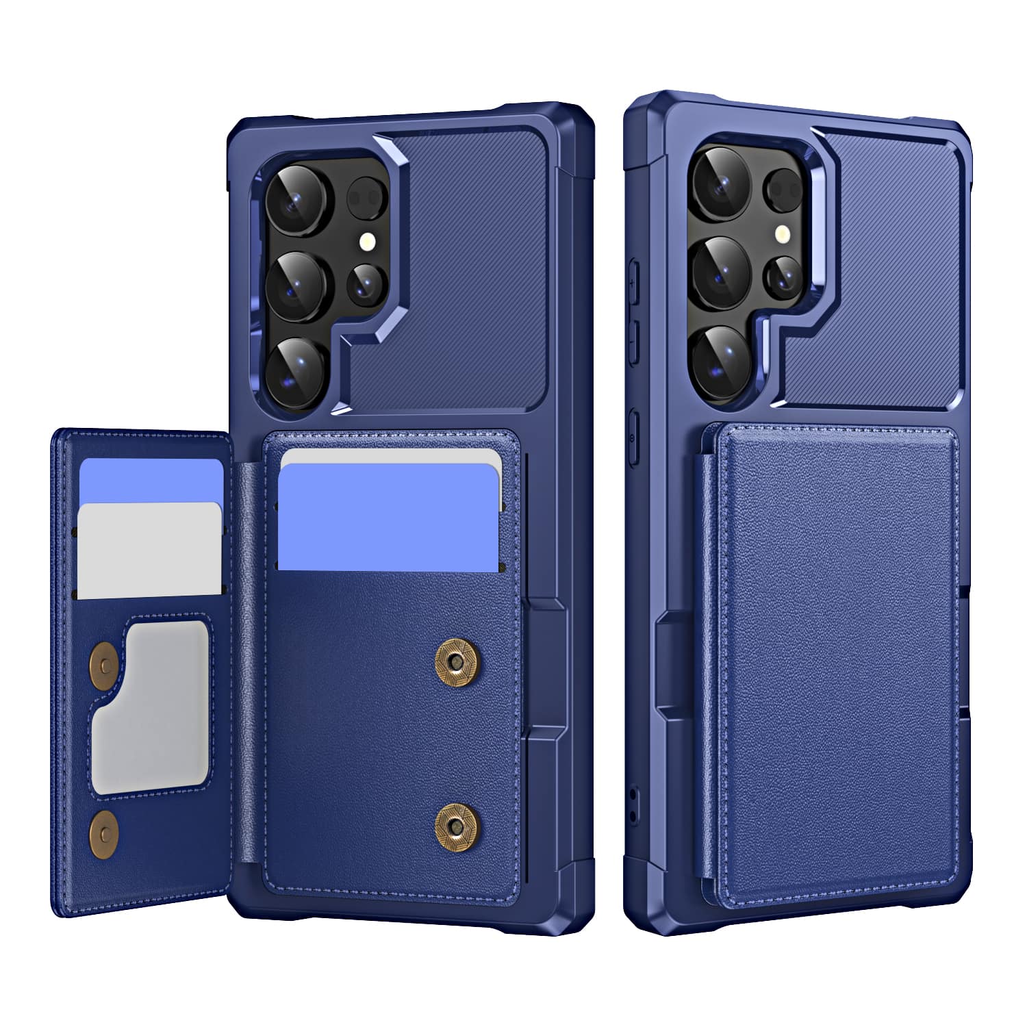 UUCOVER - Shockproof Wallet Back Case for Samsung Galaxy S25 Ultra,Magnetic PU Leather+TPU Card Slots Case Kickstand Cover - Darkblue price history on PriceWatchPro