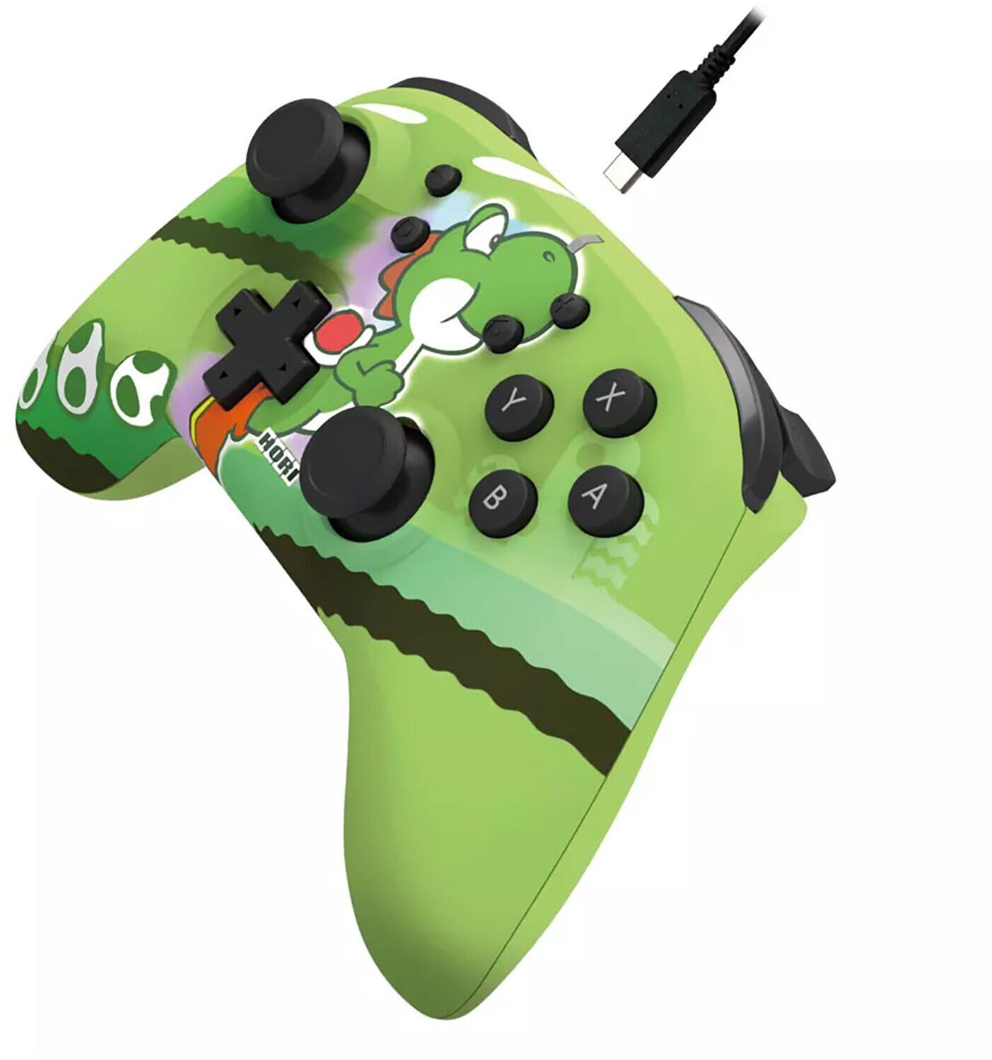 Alt View 2. Hori - Wireless Controller - HORI-Pad - Yoshi:  Officially Licensed by Nintendo - Multicolor.
