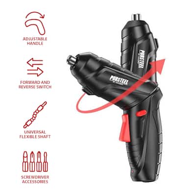 Pursonic Rechargeable Electric Screwdriver 47 Piece Set: The Pursonic Rechargeable Electric Screwdriver 47 Piece Set: The