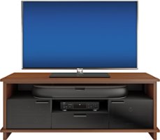 BDI - Braden A/V Cabinet for Flat-Panel TVs Up to 75" - Chocolate - Front_Zoom