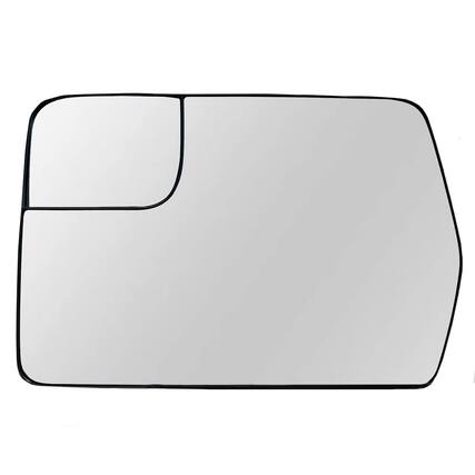 Front. Skar Audio - Glass For 2011 2012 2013 2014 Ford F150 With Holder Replace Bl3z 17k707 e Compatibility This mirrors - Left (Driver Side).