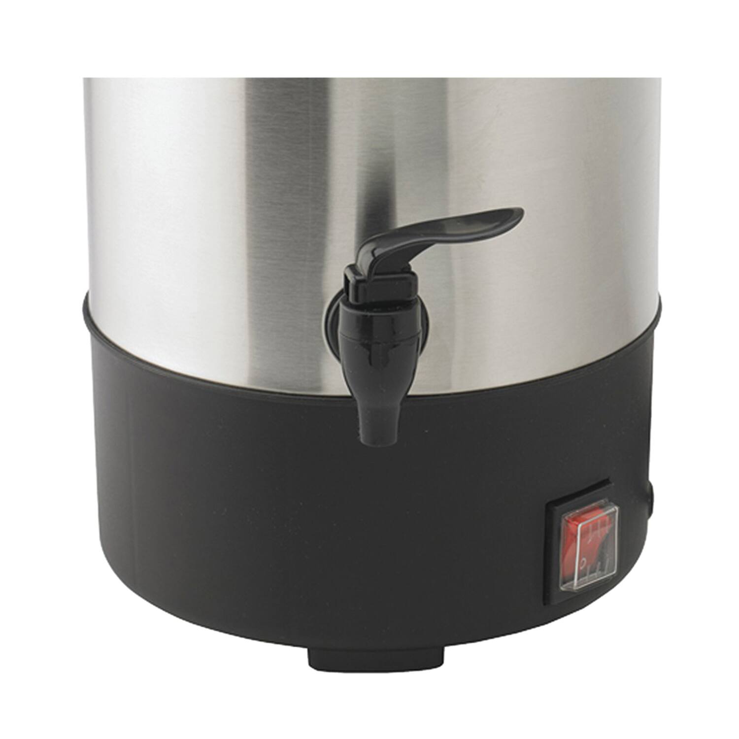 Angle. Nesco - 25-Cup Stainless Steel Coffee Urn - Matte Stainless Steel.