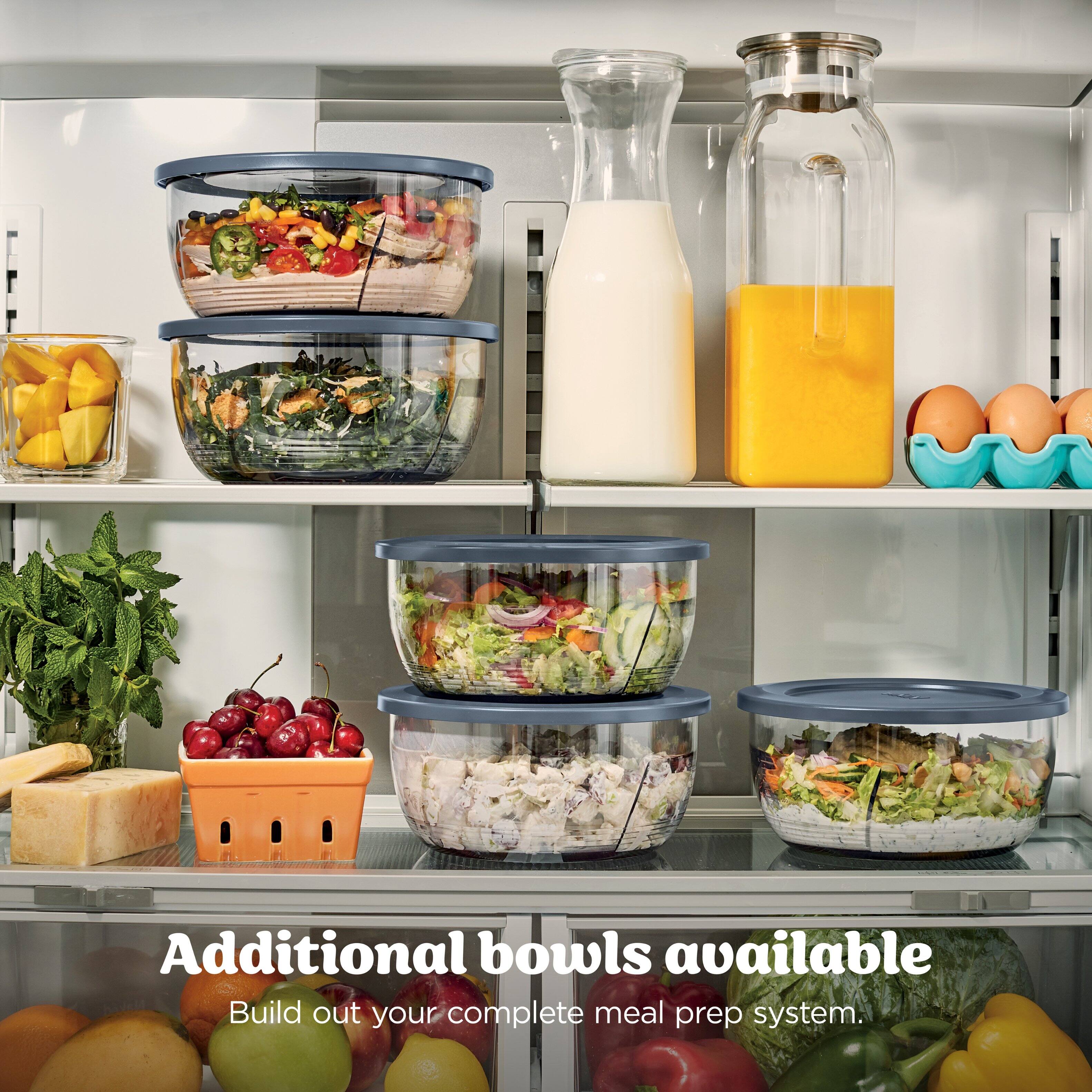 Additional bowls available  
Build out your complete meal prep system.
