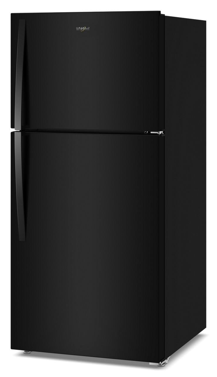 Alt View 10. Whirlpool - 19.2 Cu. Ft. Top-Freezer Refrigerator with Total Coverage Cooling - Black.