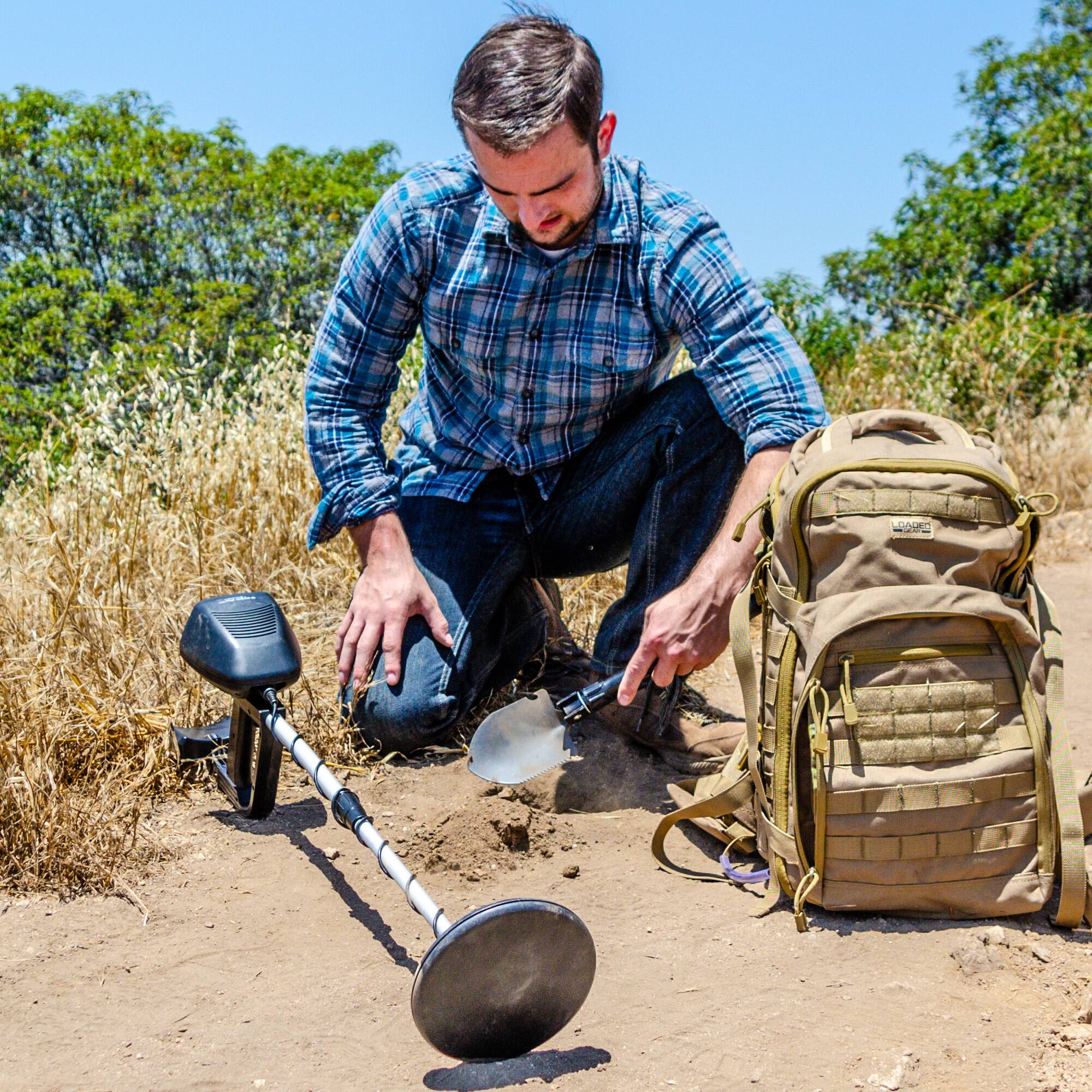 Alt View 17. Barska - Foldable Metal Shovel - Black.