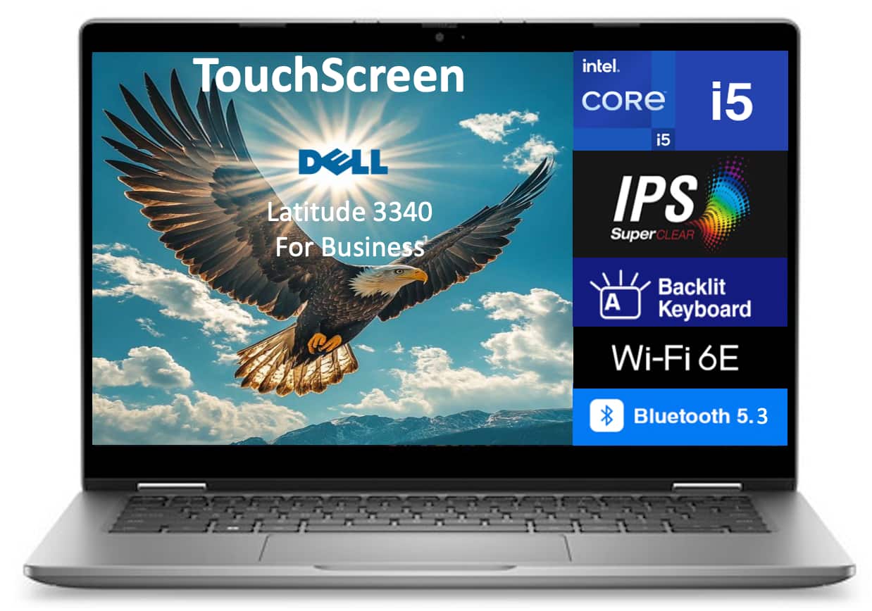 Dell Latitude 3340 2 in 1 Laptop 13.3 FHD (Intel i5 1335U, 16GB