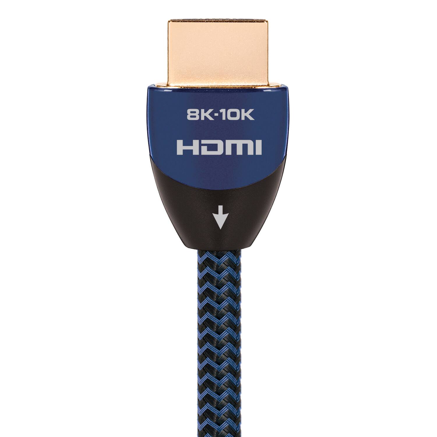Alt View 12. AudioQuest - Sky 48 7.4' 4K-8K-10K 48Gbps HDMI Cable - Blue on Black.
