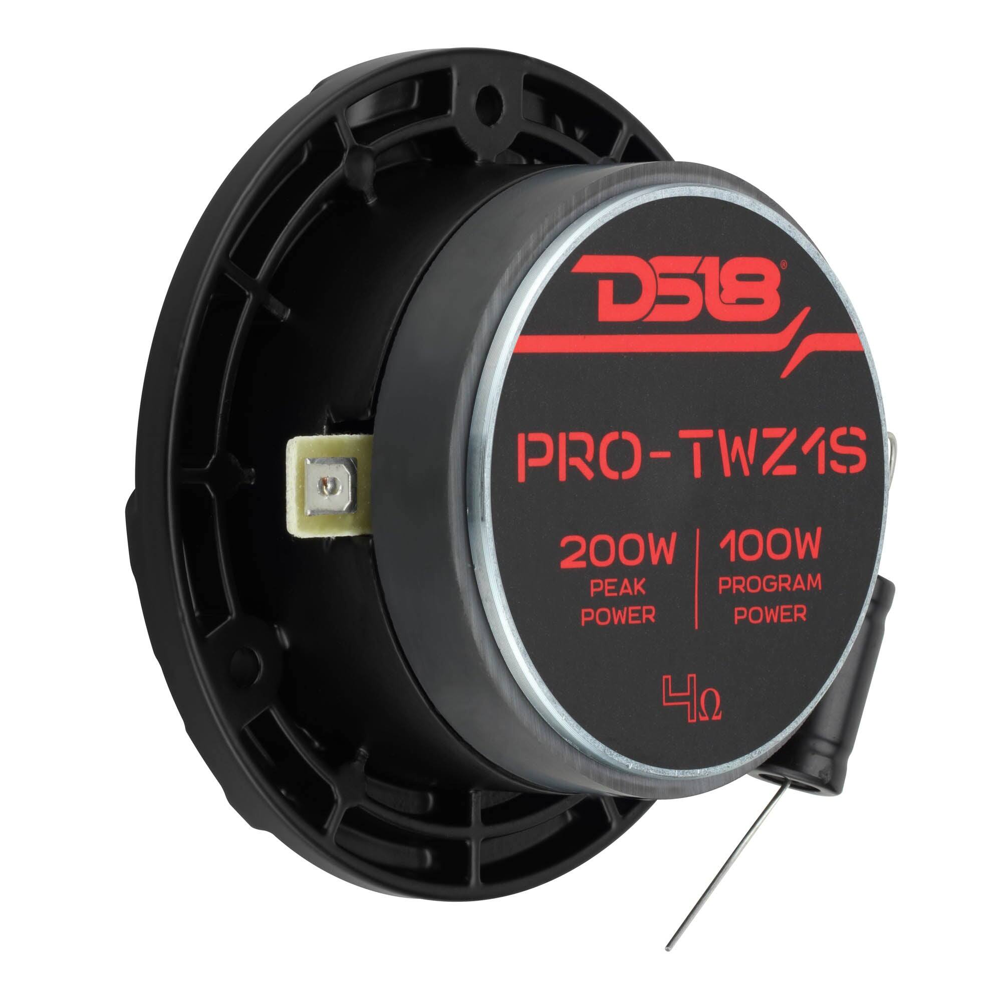 D518  
PRO-TWZ1S  
200W 100W PEAK PROGRAM POWER  
4Ω