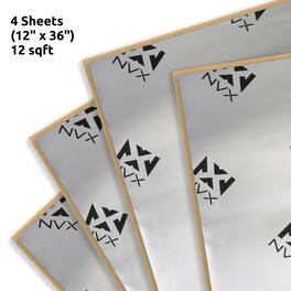 NVX - SDDK12 12 Square Feet of Sound Dampening Material 4-Door Kit - Four 12" x 36" Pieces