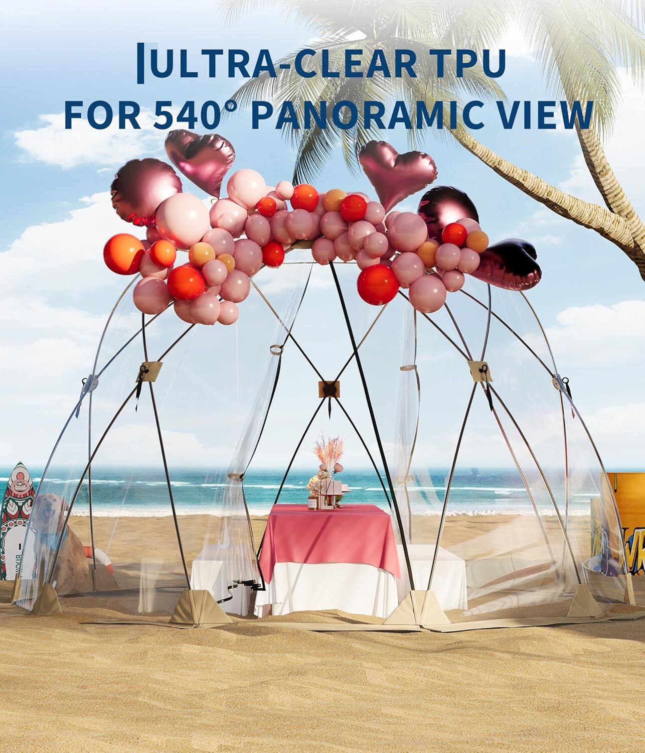ULTRA-CLEAR TPU FOR 540° PANORAMIC VIEW