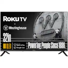 Westinghouse - 32" Class Smart Roku TV, HD QLED, Dolby Digital+, Wi-Fi, Bluetooth, AirPlay, Alexa & Google Assistant