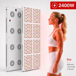 iReliev - Red Light Therapy & Near Infrared Light Therapy Panel, Full Body, 2400W