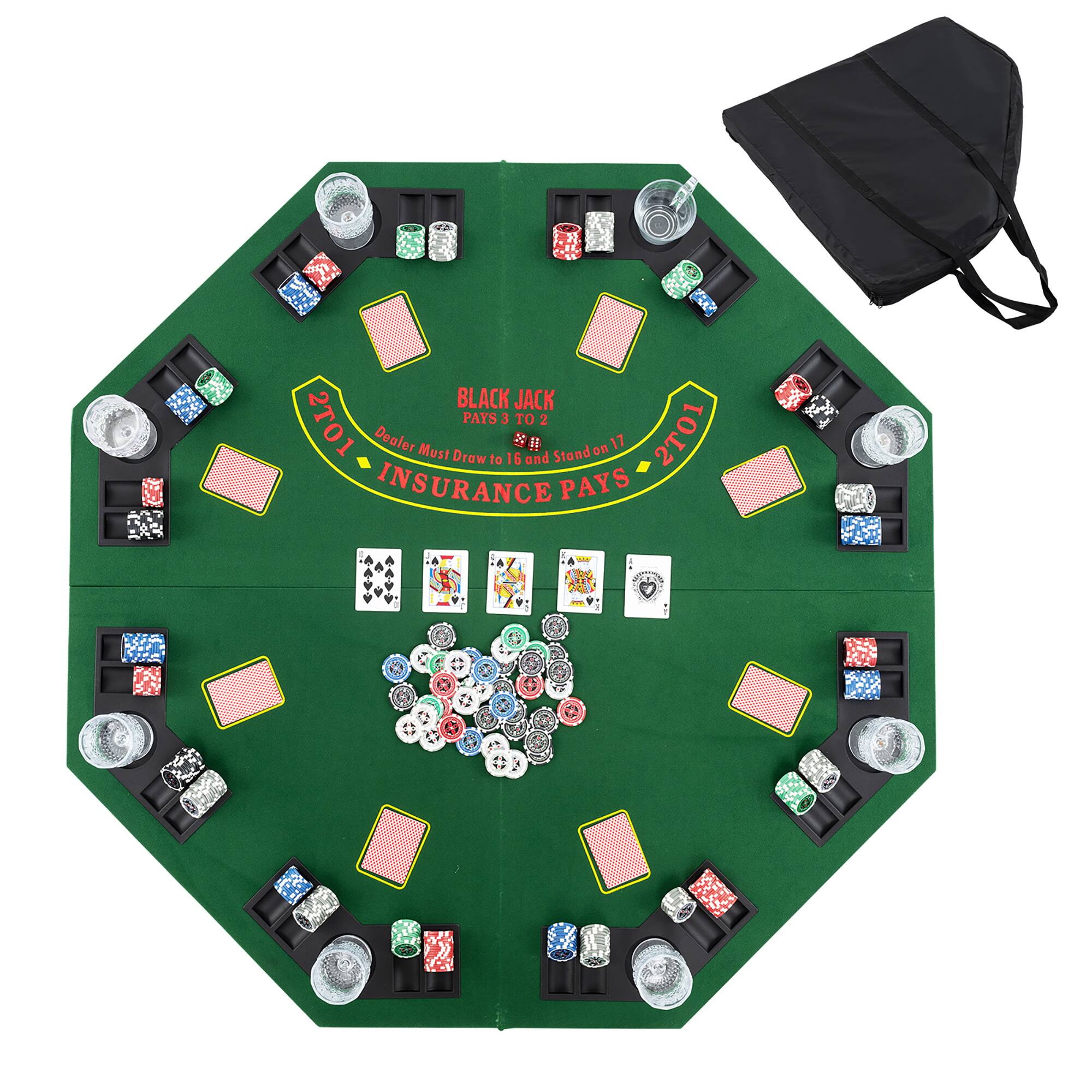 BLACK JACK PAYS 3 TO 2  
Dealer Must Draw to 16 and Stand on 17  
2101 INSURANCE PAYS 2 TO 1