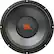 Front. JBL - CX Series 12" Single-Voice-Coil 4-Ohm Subwoofer - Black.