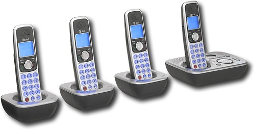  AT&amp;T - DECT 6.0 Cordless Phone System with Digital Answering Machine