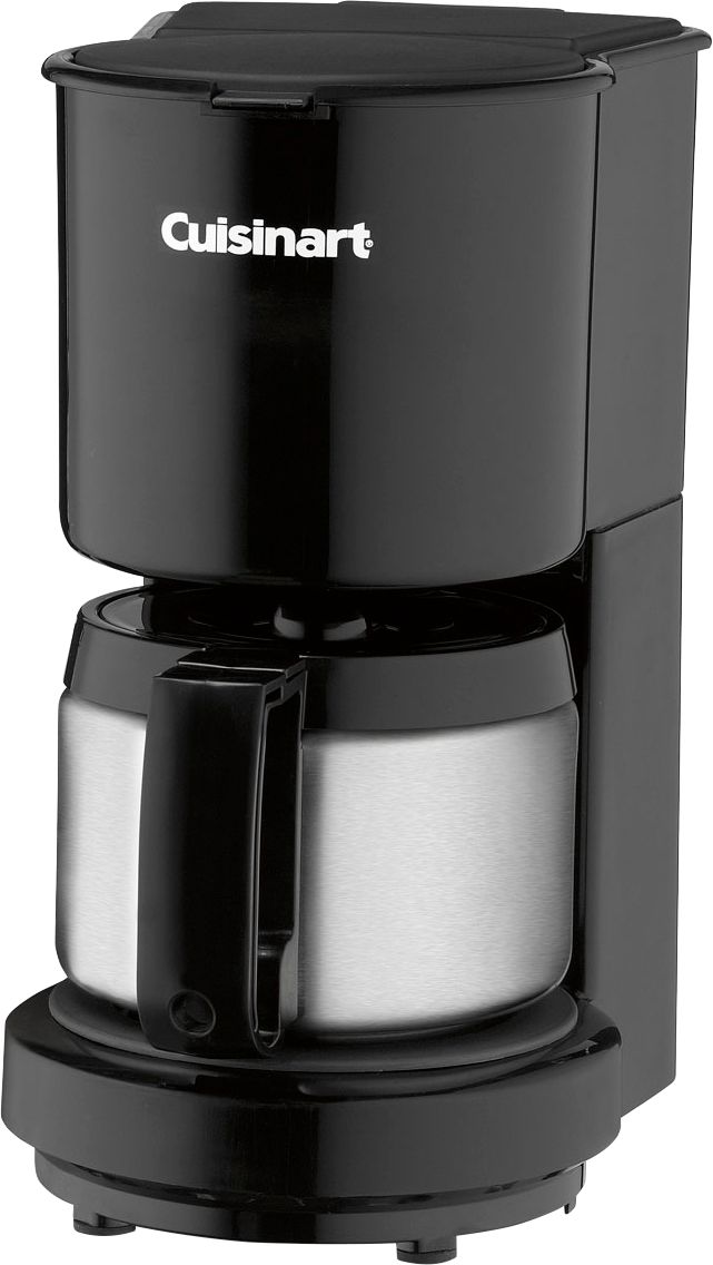 Cuisinart DCC-450BK Black/Steel 4-Cup Coffeemaker with Stainless Steel  Carafe 